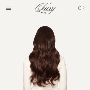 Luxy Chocolate Brown Clip-in Hair Extensions